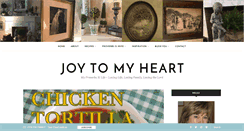Desktop Screenshot of joytomyheart.com