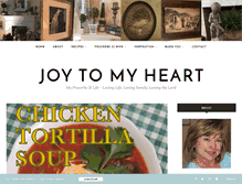 Tablet Screenshot of joytomyheart.com